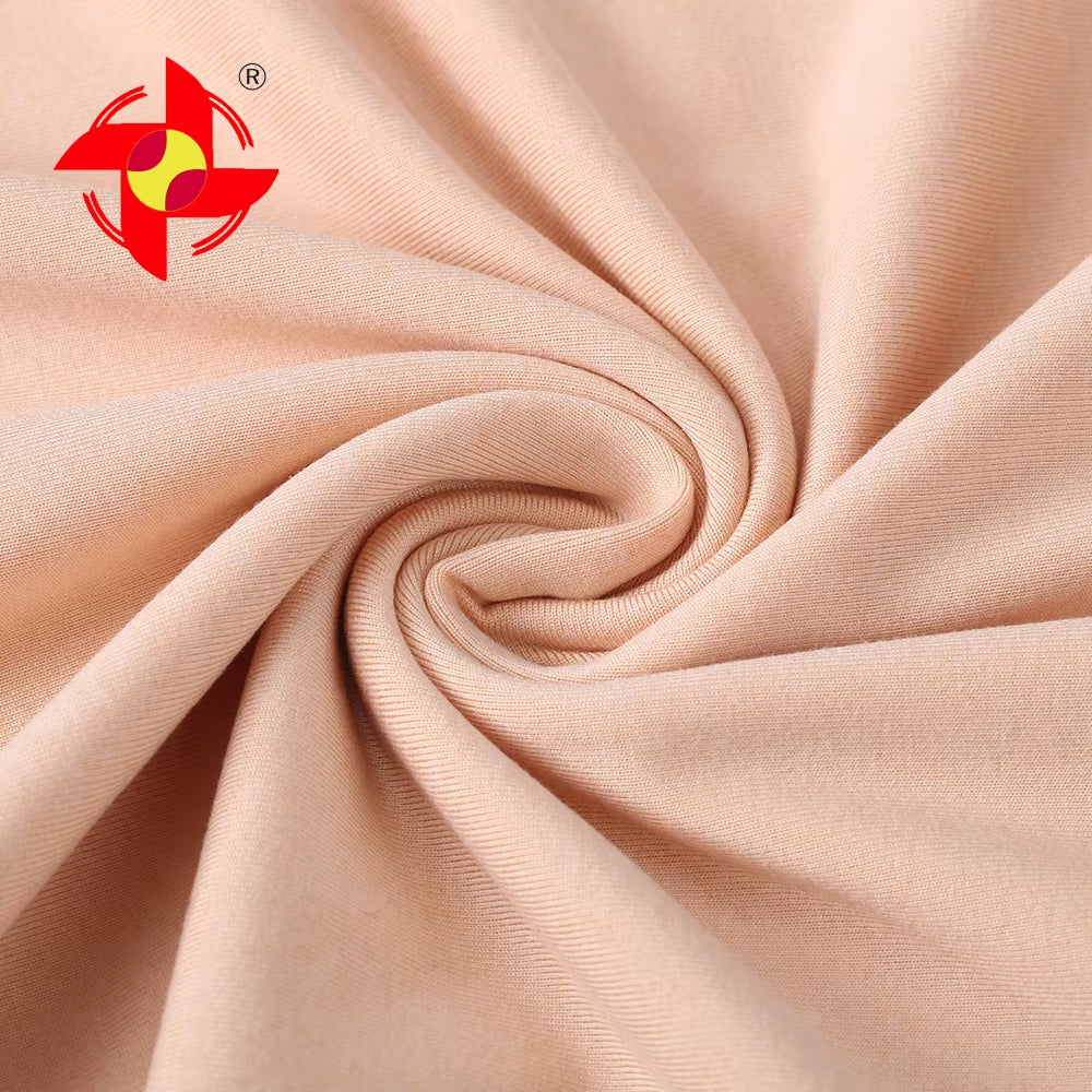 Custom Design 4 Way Stretch 45 Cation 45 Polyester 10 Spandex 180Gsm Weft Knitted Dry Fit Fabric for Uniqlo T-Shirt and Toys
