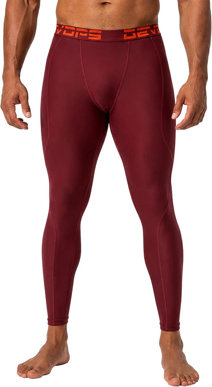 2-3 Pack Men'S Compression Pants Leggings Pocket or Non-Pocket | All-Weather Compression Fit, 4-Way Stretch Material, Advanced Moisture-Wicking