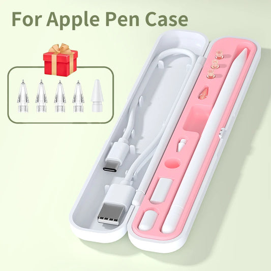 Box for Apple Pencil Case for Apple Pencil Ipad Pen Accessories Includes 5 Pen Tips