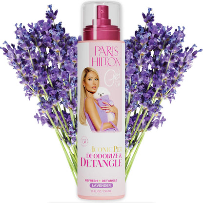 Dog Perfume, Deodorizer & Detangler | Odor Neutralizing with Gentle Calming Lavender Scent - Sulfate-Free, Vegan, H