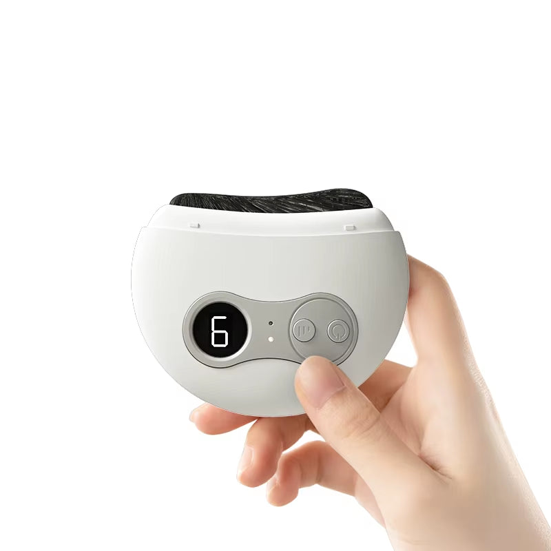 Rechargeable Handheld Lifting Heated Chin Neck Face Eye Skin Facial Gua Sha Device Home Use Beauty Device